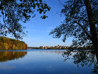 Blick auf den Straussee vor Strausberg