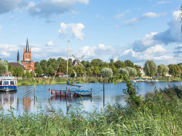 Blick auf die Werderaner Altstadt