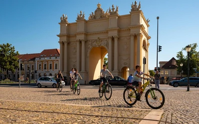 Mit dem Fahrrad durch Potsdams Innenstadt