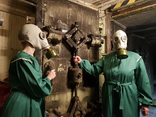 Die andere Welt- Bühnenszene aus "Die Physiker"