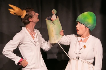 Die andere Welt- Bühnenszene aus einem Kindertheater