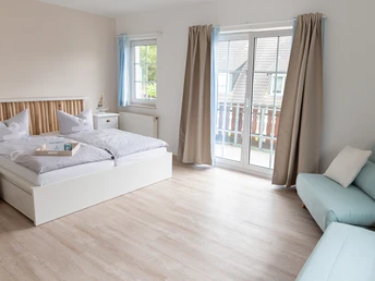 Pension zur Regatta - Doppelzimmer mit Balkon