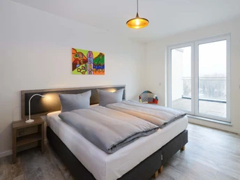 Schlafzimmer in der Fewo "Weitblick"