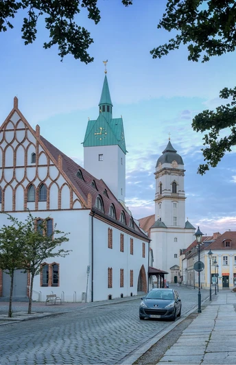 Rathaus und Dom Fürstenwalde