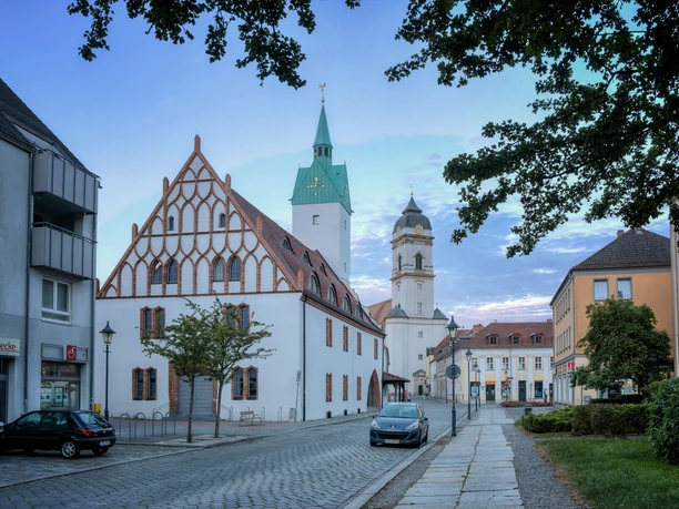 Rathaus und Dom Fürstenwalde