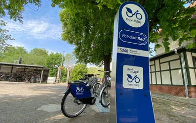 nextbike Station am Bahnhof Beelitz