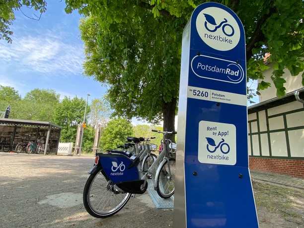 nextbike Station am Bahnhof Beelitz