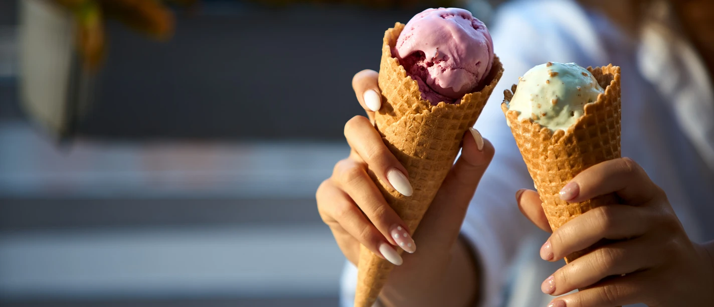 Eiswaffeln