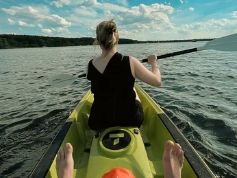 Kajak auf der Havel