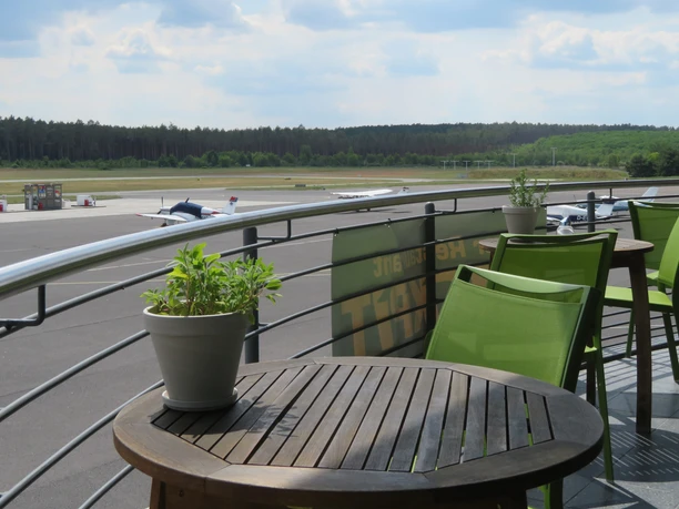 Blick von der Terrasse des "Cockpit"