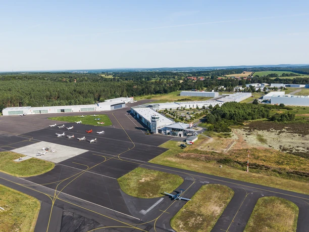 Flugplatz Schönhagen Luftbild