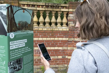 Informationspfad entlang des ehemaligen Grenzverlaufs in Potsdam