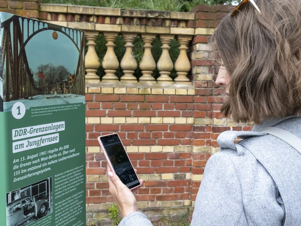 Informationspfad entlang des ehemaligen Grenzverlaufs in Potsdam