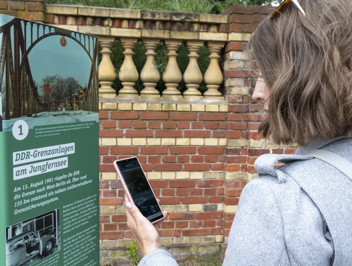 Informationspfad entlang des ehemaligen Grenzverlaufs in Potsdam