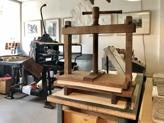 Lithowerkstatt Buchpresse