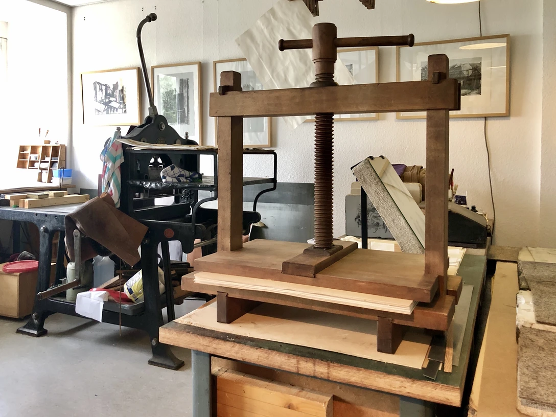 Lithowerkstatt Buchpresse