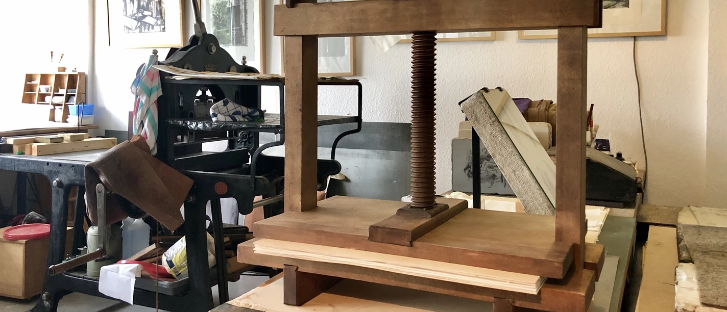 Lithowerkstatt Buchpresse