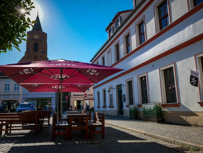 Außenbereich Genuss Werk Statt