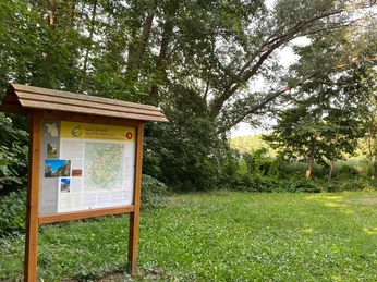 Infotafel zum Naturpark Nuthe-Nieplitz