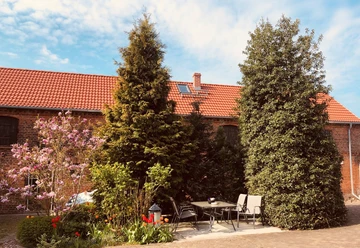 Hofansicht Ferienwohnung Steckelsdorf
