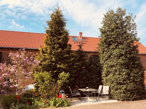 Hofansicht Ferienwohnung Steckelsdorf