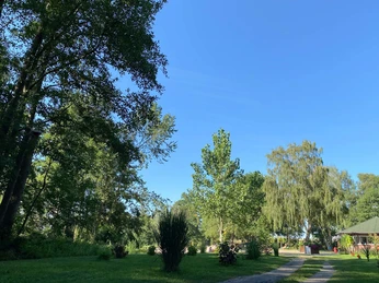 Strandbad Kähnsdorf mit Strandkiosk