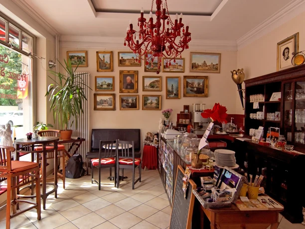 Café Fran. Schubert: Eingangsbereich