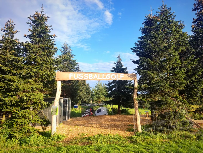 Eingang Fussballgolf Werder