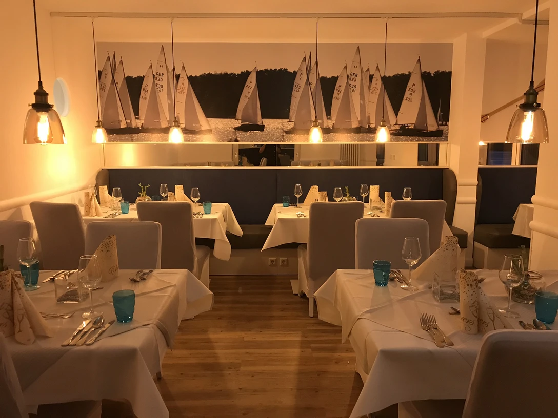 Innenansicht des Restaurants Seaside