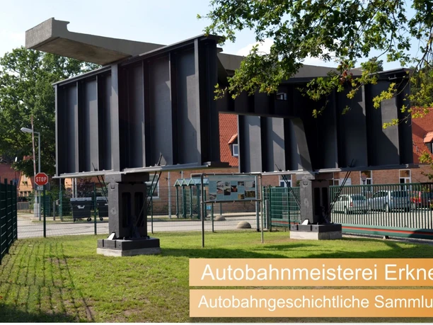 Autobahngeschichtliche Sammlung in der Autobahnmeisterei Erkner - Denkmal der Rüdersdorfer Brücken