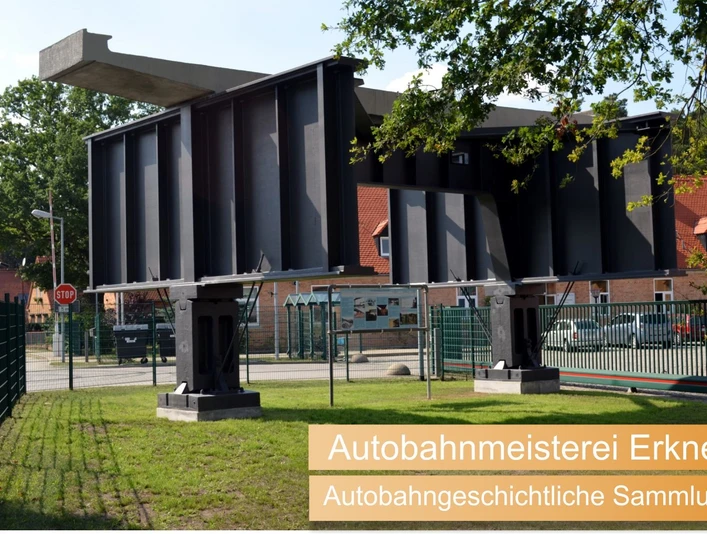 Autobahngeschichtliche Sammlung in der Autobahnmeisterei Erkner - Denkmal der Rüdersdorfer Brücken