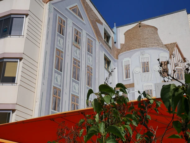 Illusionsmalerei am Café Bürgerle