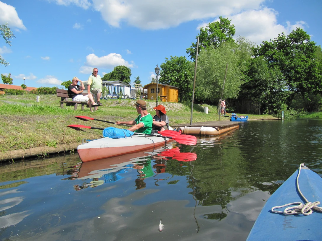 Anlegestelle am Campingplatz Jägerbude