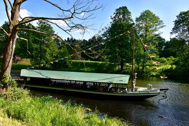 Treidelkahn auf dem Friedrich-Wilhelm-Kanal