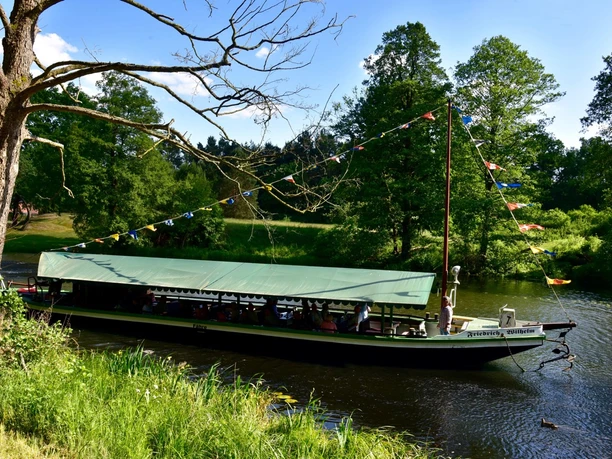 Treidelkahn auf dem Friedrich-Wilhelm-Kanal