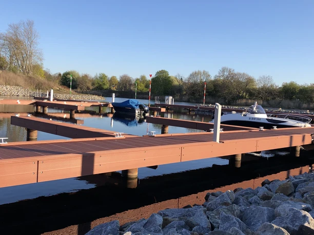 Morgenstimmung am Stadthafen Teltow