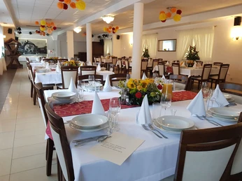 Gastraum der Pension