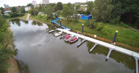 Sportboot Marina am Winterhafen
