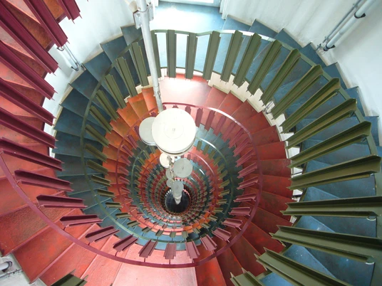 Treppen in der Friedenswarte