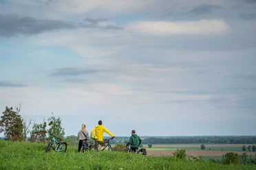 Radfahren an der Oder