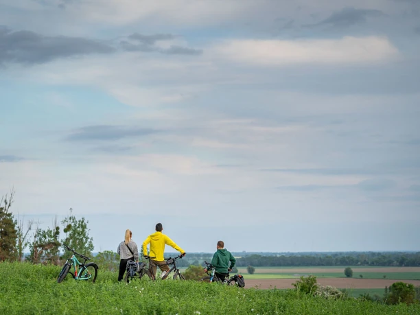 Radfahren an der Oder