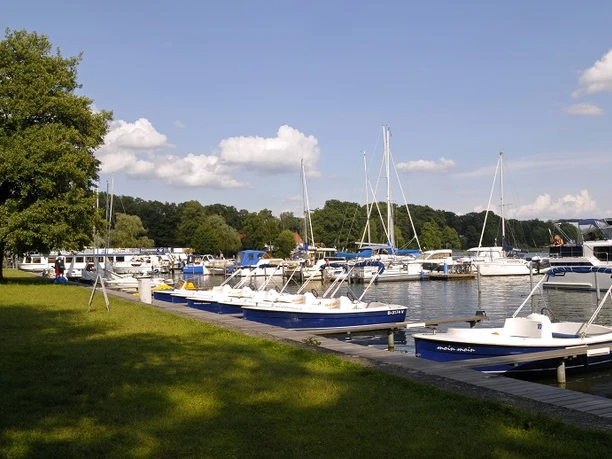 Ausblick vom Biergarten am Scharmützelsee