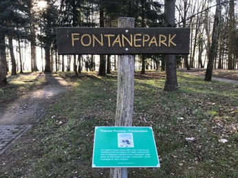 Fontanepark Bad Saarow mit Literaturpfad