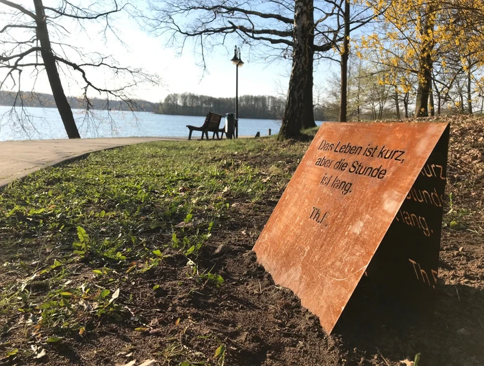 Fontanepark Bad Saarow mit Literaturpfad