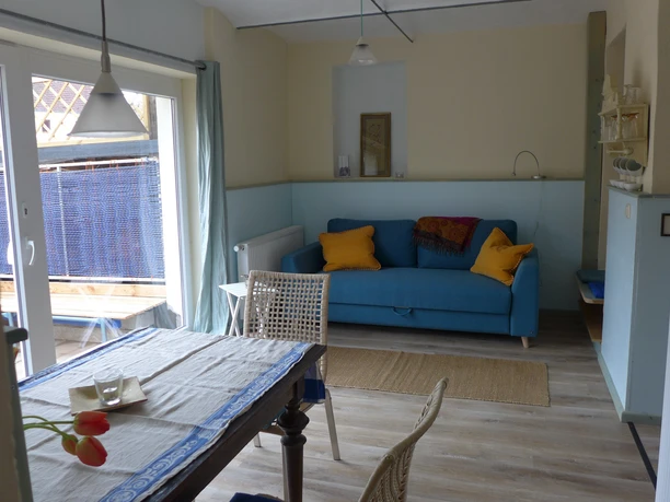 Wohnbereich im Ferienhäuschen