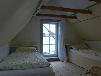 Schlafbereich unterm Dach