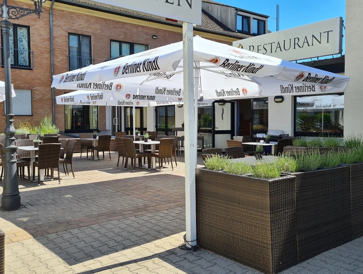 Biergarten im Komforthotel Großbeeren