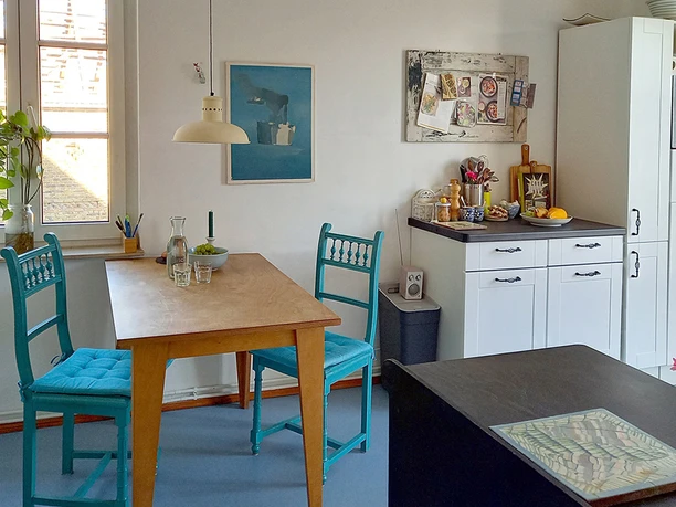 Ferienwohnung Schwalbennest Küche