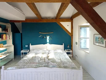 Ferienwohnung Schwalbennest Schlafzimmer