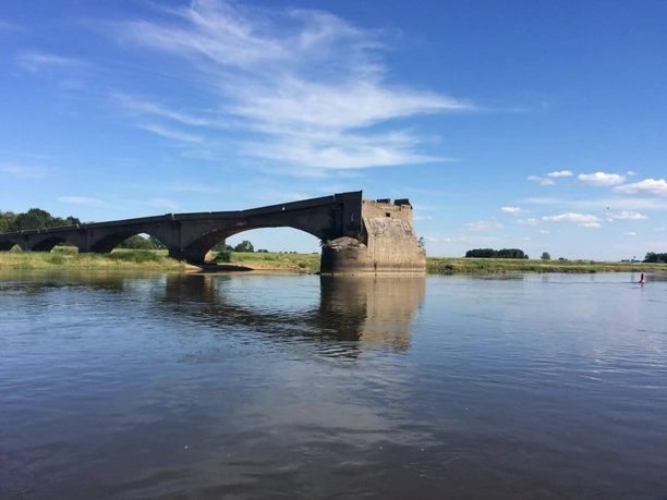 Blick auf die Oder bei Aurith